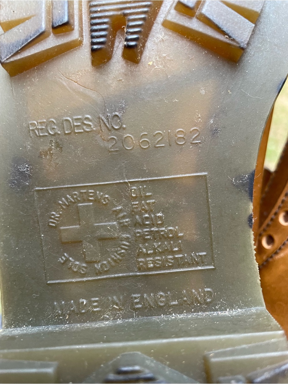 Dr Marten England Vintage Brogue Leather Mary Jane Clog Shoes Size 8 Woman’s (6) - Picture 12 of 14